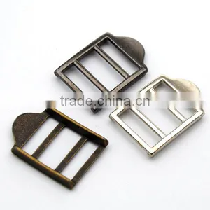 18mm Metal Alloy Adjustable Buckle Bag Backpack Luggage Slide Buckle Nickle/black/bronze BK-079 thumbnail-1