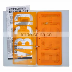 100mm Acrylic Letters Alphabet Stencil Ruler From Taiwan thumbnail-2