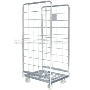 Two Swing Doors Security Roll Trolleys For Transporting thumbnail-1