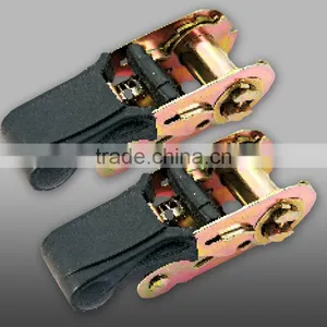 With 1" Steel Handle Zinc Plated Ratchet,for 25mm Lashing Belt, thumbnail-1