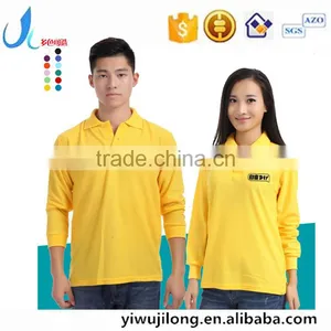OEM Cheaper Custom Logo Printing Couple Golf DIY Polo T-Shirt thumbnail-1