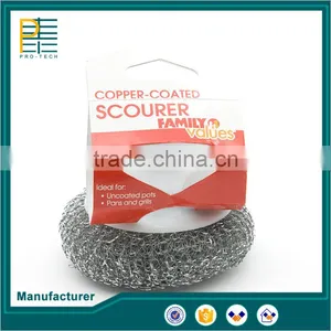 New Design Galvanized Mesh Steel Wool Scourer With Great Price thumbnail-2
