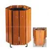 BH129-5 Baihe Wooden Dustbin thumbnail-1