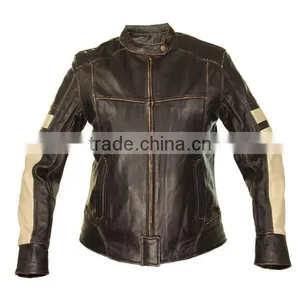 Motorbike Leather Jacket for Women- Premium Leather Jacket / Leather Garment in Pakistan Sialkot thumbnail-1