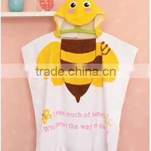 100% Cotton Kids Hooded Poncho Towels thumbnail-2