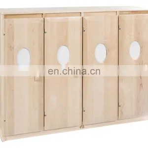 New Design Kindergarten Furniture Wooden Children Toy Storage Cabinets thumbnail-2