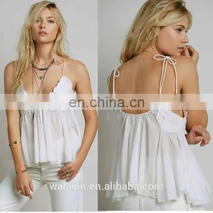 Woman Babydoll Open Bra Top Design Fashion Embroidered Cami thumbnail-3