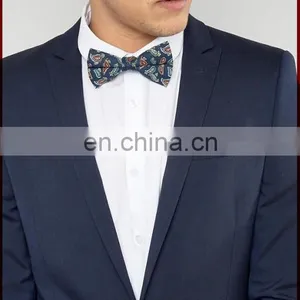 New Design Wholesale Men Bow Floral Tie thumbnail-2
