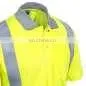 Hi-Vis Safety Polo Shirt /reflective Polo T-shit/wholesale Green Polo hi Vis Reflective Shirts/2000 thumbnail-3