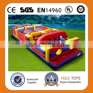 Hot Sale Giant Inflatable Obstacle Course,interactive Games,playground thumbnail-1