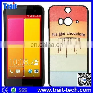 Leather Coated Ultraslim Flexible With Cross Pattern Soft TPU Case for HTC Butterfly 2,cell Phone Case Wholesale thumbnail-3
