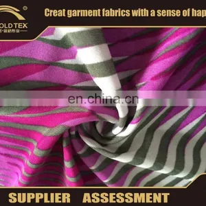 2016 New Stripe Printed Fabric Curve Printed Fabric FDY Fabric in Keqiao Fullgold thumbnail-3