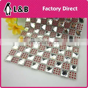 New Arrival Fashion Plastic Crystal AB Rhinestone Mesh thumbnail-2