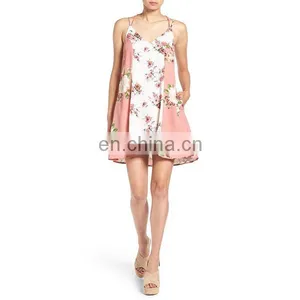Women Digital Printing Slip Dress 2016 Wholesale Comfortable Ladies Clothes Summer Dress thumbnail-2