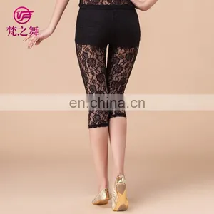 Fashion Sexy Elegant Short Hight Lace Cropped Trousers Pant K-4039 thumbnail-2