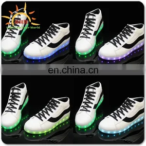 New Style Men Kids Sport Led Shoes Sneakers Free Sample for Boys Girls, High Quality Children Led Light Shoes Sport With Usb thumbnail-4