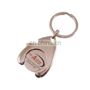 Custom Metal Keyring Trolley Coin for Promotion thumbnail-1
