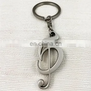 3D Customized Treble Clef Shape Keychain thumbnail-1