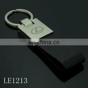 Hot Sale Promotional Real Leather Metal Carabiner Key Chain thumbnail-5