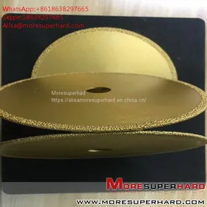 Vacuum Brazing Diamond Saw Blade Processing Various Natural Stones Alisa@moresuperhard.com thumbnail-1