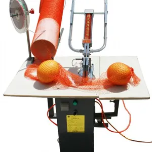 Fruit Mesh Bag Use Pneumatic Semi-auto Double Clipping Machine thumbnail-1