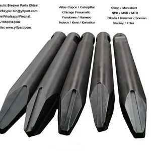 Quarrying Rock Hydraulic Breaker Auxiliaries Hanwoo Chisel Drill Rod RHB301-V,RHB303-V,RHB322-2,RHB325 thumbnail-1