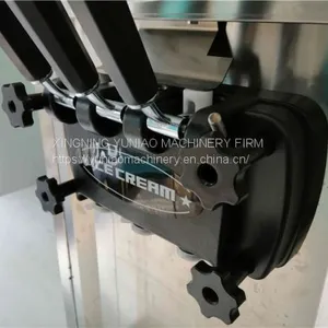 New Design Table Top Stainless Steel 2+1 Mixed Flavors Ice Cream Machine, Soft Service Ice Cream Machine WT/8613824555378 thumbnail-4