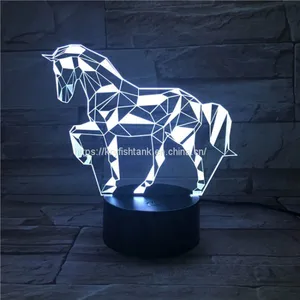 New 7colors 3D Illusion LED Night Lights for Kids Bedroom Table Desk Lamp  Ready to Ship thumbnail-5