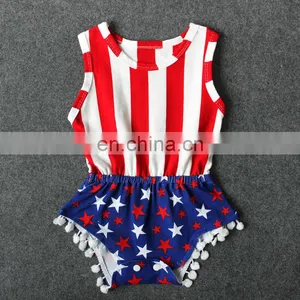 Boutique Kids Rompers Onesie Floral Soft Newborn Baby Clothes thumbnail-6