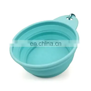Hot Selling Factory Supply Folding Silicon Dog Bowl for Dogs Travel Convenient Bowl thumbnail-3