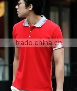 Stereo Embroidery Polo t Shirt thumbnail-1