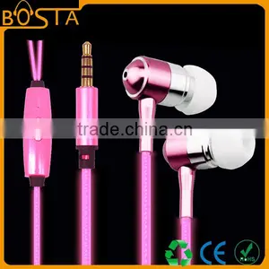 Full Light 3.5mm Connectors and In-Ear Glowing LED Metal Stylish Fashion Earbuds thumbnail-1
