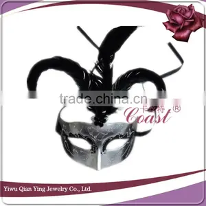 Cheap Christmas Feather Decorative Party Eye Mask for Sale thumbnail-2
