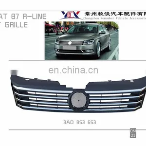 Car Intake Grille (WITH BLACK FRAME) for vw Passat B7 R-LINE 2012 Auto Parts Front Grille (WITH BLACK FRAME) OEM 3AD 853 653 thumbnail-3