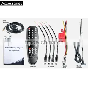 CCTV Surveillance Systems 4G G-Sensor Real Time 4-channel Video Monitor Bus Taxi Car Mdvr Passenger Counter thumbnail-3
