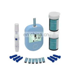 Wholesale Lancing Diabetic Glucometer Blood Testing Glucose Meter With Test Strips thumbnail-2
