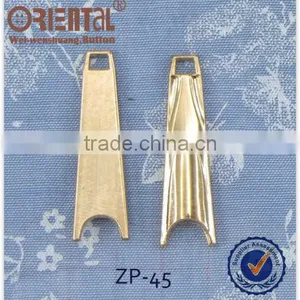 Shiny Nickel Metal Alloy Zipper Pullers thumbnail-1