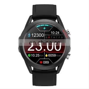 New Design Hot Selling Ip68 Waterproof Smartwatch Pedometer Heart Rate Blood Pressure Smart Watch Manufacturer thumbnail-1