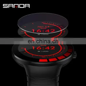 SANDA E3 Branded Watches Temperature Alarm Heart Rate Clock Sport Adult Android Smart Watch thumbnail-4