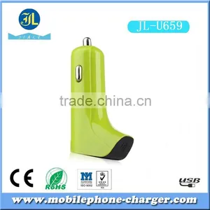 Colorful Portable and Automatic Gun Design 12v-24v Dual Port Car Charger Selling in thumbnail-1