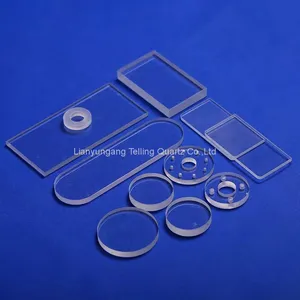 Optical Quartz Glass Plate Window Quartz Disc Plate thumbnail-1