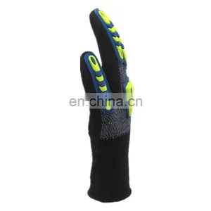 Heavy Industry Construction TPR Cut Resistant Working Mechanic Safety Impact Gloves thumbnail-3