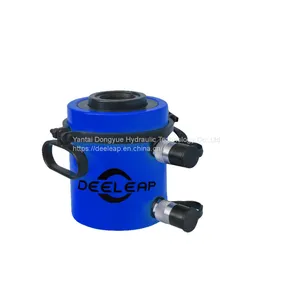 Deeleap Brand High Pressure Double Acting Hollow Hydraulic Cylinder thumbnail-2