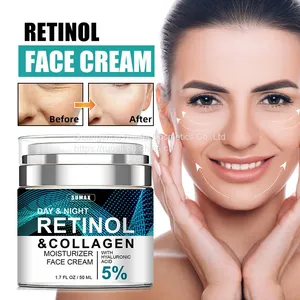 Kin Care Facial Moisturizer Retinol Cream For Women And Men Face Day And Night Cream Reduce Wrinkles 50ml thumbnail-2