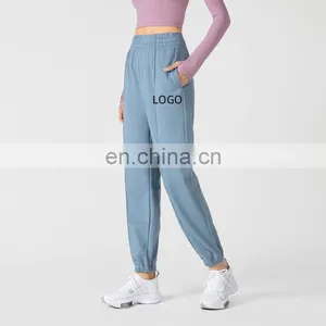 New Wholesale Cotton Casual Pockets Jogger Sweatpants Women Sports Workout Walking Running Wear Pants thumbnail-1
