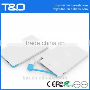 Custom 2500mah Credit Card Power Bank Power Bank Factory Shenzhen thumbnail-4