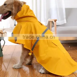 Waterproof PU Reflective Tage Large Size Pet Raincoat Dog thumbnail-1