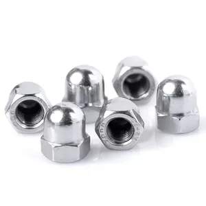 201/304/316 Stainless Steel Cap Nut GB923 M3-M20 thumbnail-4