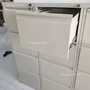 Commercial Grade Mobile Card Storage Cabinet - Locking Drawers, Cold Rolled Steel, Ideal for Hospital Records thumbnail-5