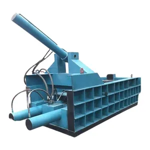 High Compression Ratio Horizontal Hydraulic Scrap Metal Baler Stainless Steel Waste Recycling Machine for Aluminum Alloy Iron thumbnail-1